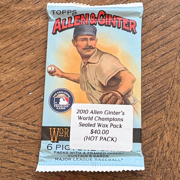 (1) Topps Allen & Ginter World Champions Baseball Card Pack ***HOT PACK*** - Picture 1 of 2